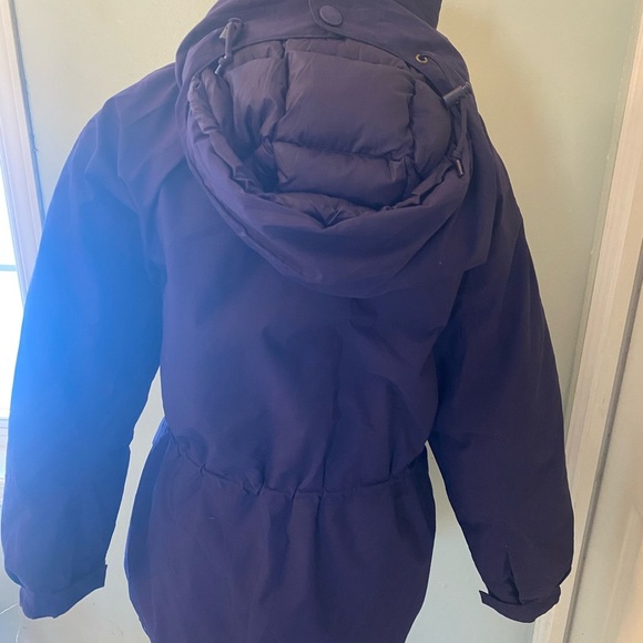 Eddie Bauer Ridge Gore Tex purple goose down hooded jacket - Picture 6 of 12